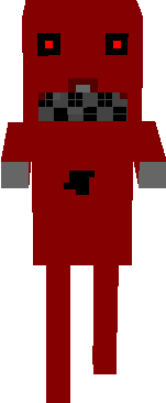 Preview of texture: nightmare foxy (wither skeleton)