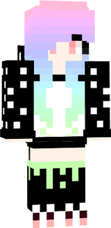 Pastel Goth Hoodie Girl By HeartMeMeow