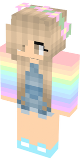 rainbow girl