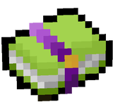 green purple enchanted book