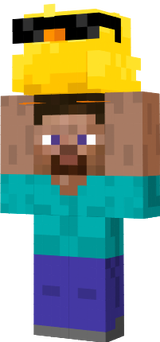 steve porte un poussin