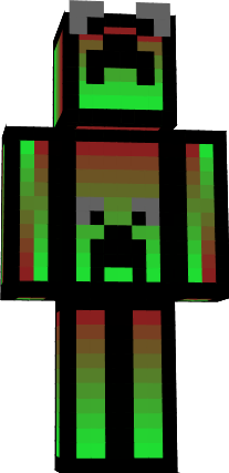 Preview of texture: colourful creeper dude
