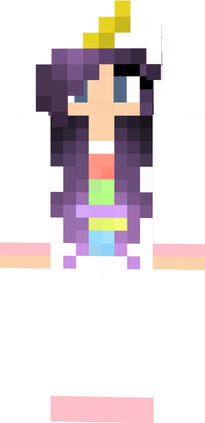 Preview of texture: unicorn mc skin