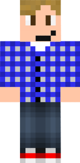 blue shirt with buttons