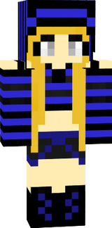 blue girl