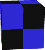 blue untextured block
