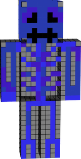 Blue skeleton