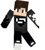 black and white
