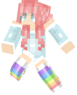 pink haired girl