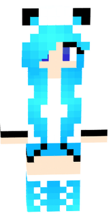 fox girl blue