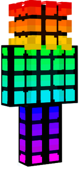 Rainbow Rubik's Cube