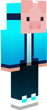 MINECRAFT MAIN SKIN BLUE PERFECT