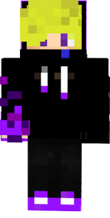 Purple Hoodie blonde boy