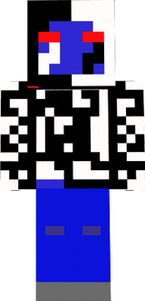 White Enderman with Mask of Force and Tattoo