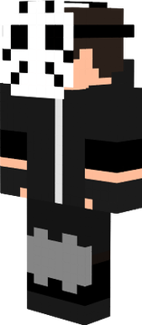 kid in hockey mask and stuff