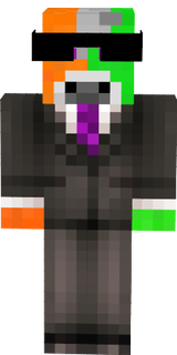 Orange green cow
