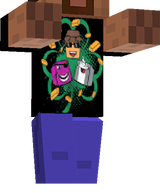 luck of the office Herobrine for a mob
