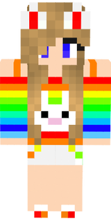 Rainbow Bunny Girl Yay By NellyHW!