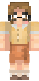 Ojamajo Doremi Orange Hazuki Fujiwara as Minecraft