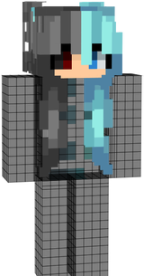 BLUE AND BLACK HAIR