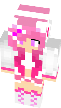 Cute Pink Wolf Girl :) - player Skin - NovaSkin