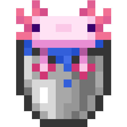 Preview of texture: Axolotl Bucket V2