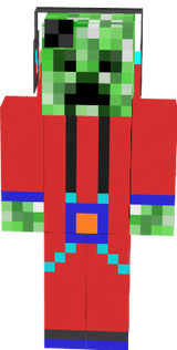 Red Creeper Hoodie Skin