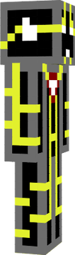 Black and yellow android