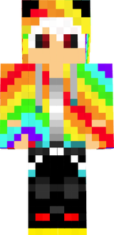 Demonic Rainbow Wolf