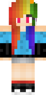 rainbow dash pony and human!!