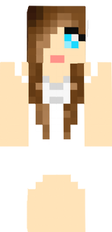 White peaceful girl