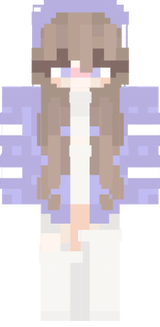 RABBIT WHITE LIGHT PURPLE GIRL MAY