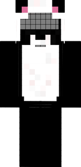 3d panda onesie template