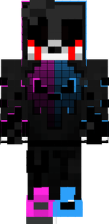 Tails Exe Pink And Blue Skull Hoodie Skin