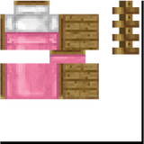 pink bed