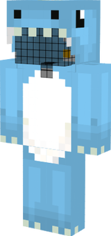 blue dino onesie template