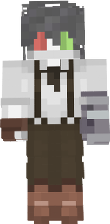 white endermen with iron glove