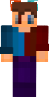 blue red and purple player