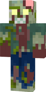aggressive rotten zombie