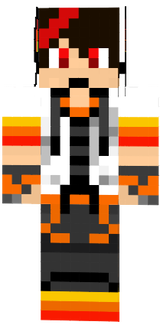JackBoy5 Wolf Red hair strip