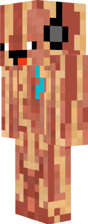 Preview of texture: Pig with bacon overlay and headphones