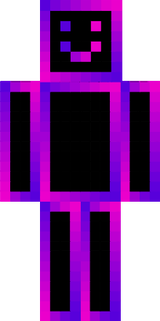 Purple to pink Outline skin smiling :)