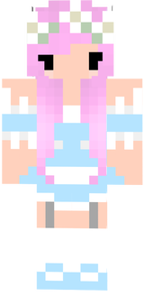 chibi wolf maid girl