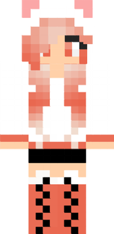 Girl Cute Panda Red Pink
