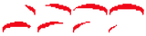 red attack particles