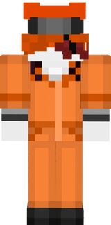 prion orange hair and red eye