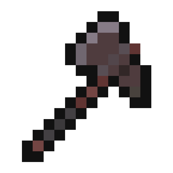 Preview of texture: netherite_axe