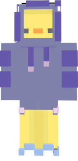 Ente mit Kapuzenpullover