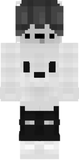 Schwarz weis skin MrFoxYT