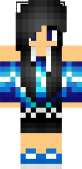 blue disco girl